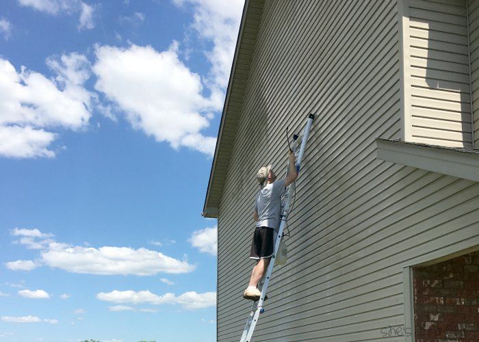 She's Crafty How to Clean Moldy Siding